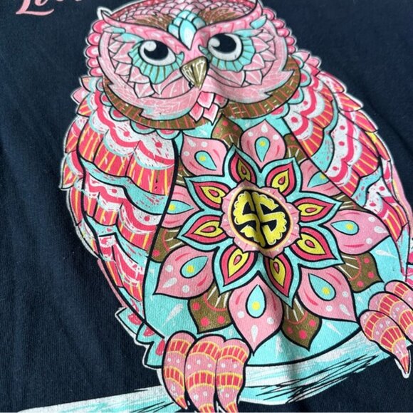 Simply Southern | “Love who you are” Owl Navy Long Sleeve tee | Size Small - Picture 6 of 11